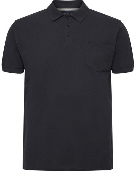 North Latitude polo manica corta nero - Polo - Polo Uomo Taglie Forti