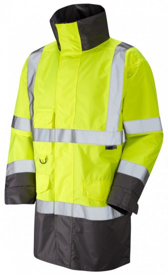 Leo Torridge Breathable Lightweight Anorak Hi-Vis Yellow - Abbigliamento da lavoro - Abbigliamento da Lavoro Taglie Forti Uomo