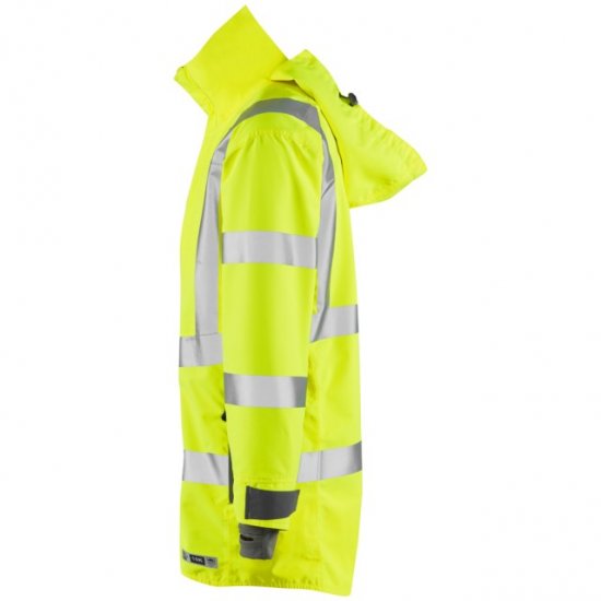 Leo Eastleigh Ecoviz 10K Performance Breathable Anorak Hi-Vis Yellow - Abbigliamento da lavoro - Abbigliamento da Lavoro Taglie Forti Uomo