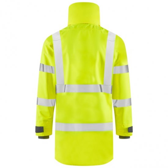 Leo Eastleigh Ecoviz 10K Performance Breathable Anorak Hi-Vis Yellow - Abbigliamento da lavoro - Abbigliamento da Lavoro Taglie Forti Uomo