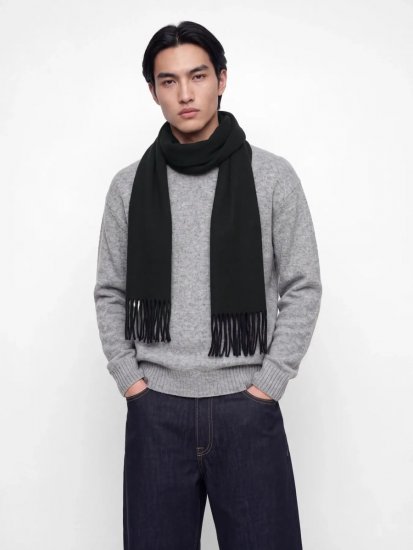 Jack & Jones Kelowna Sciarpa Nero - Sciarpe - 