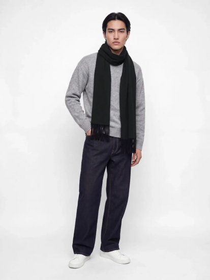 Jack & Jones Kelowna Sciarpa Nero - Sciarpe - 