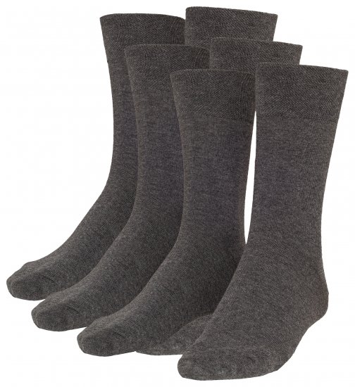 Adamo Aaron Soft-socks Charcoal 3-pack - Intimo & costumi da bagno - Intimo Taglie Forti Uomo