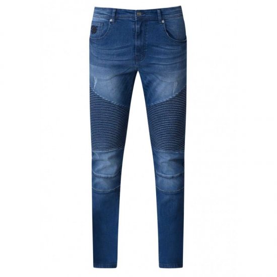 D555 Abrams Biker Style Jeans - Jeans & pantaloni - Jeans & Pantaloni Uomo Taglie Forti