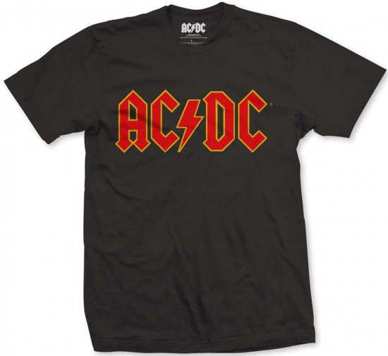 AC/DC Logo T-shirt Black - Magliette - Magliette Uomo Taglie Forti