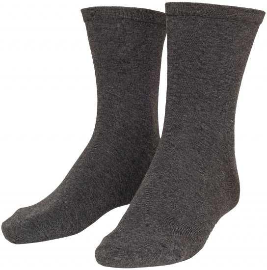 Adamo Adrian Sensitive-socks Charcoal 2-pack - Intimo & costumi da bagno - Intimo Taglie Forti Uomo