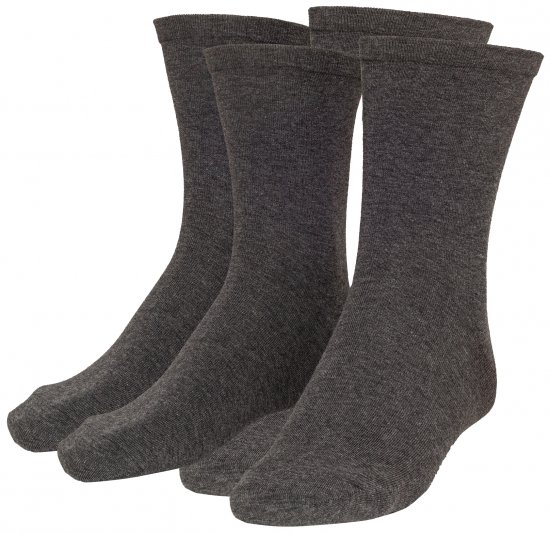 Adamo Adrian Sensitive-socks Charcoal 2-pack - Intimo & costumi da bagno - Intimo Taglie Forti Uomo