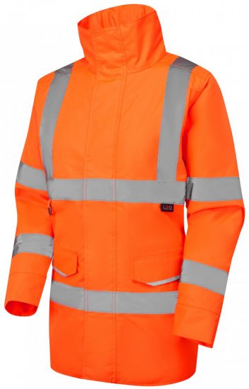 Leo Cheristow EcoViz 4K Women's Baffle Lined Anorak Hi-Vis Orange - Abbigliamento da lavoro - 