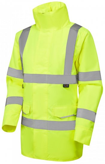Leo Cheristow EcoViz 4K Women's Baffle Lined Anorak Hi-Vis Yellow - Abbigliamento da lavoro - 