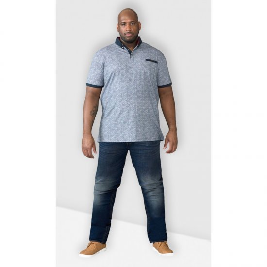 D555 Ambrose Tapered Fit Stretch Jeans Dark Blue TALL SIZES - ABBIGLIAMENTO UOMO MT-6XLT - Taglie Tall Uomo