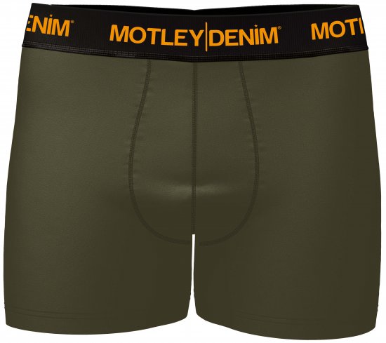Motley Denim Amsterdam Boxershorts Dark Khaki 2-pack - Intimo & costumi da bagno - Intimo Taglie Forti Uomo