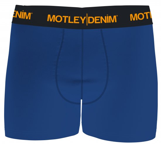 Motley Denim Amsterdam Boxershorts Royal Blue 2-pack - Intimo & costumi da bagno - Intimo Taglie Forti Uomo