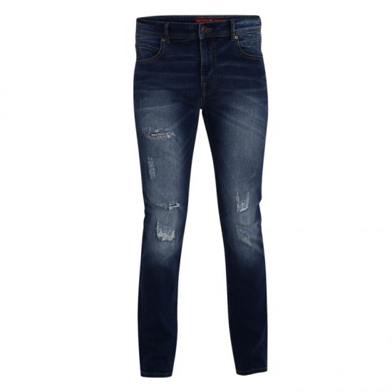 D555 Asher 1959 Stretch Jeans with rips - Jeans & pantaloni - Jeans & Pantaloni Uomo Taglie Forti