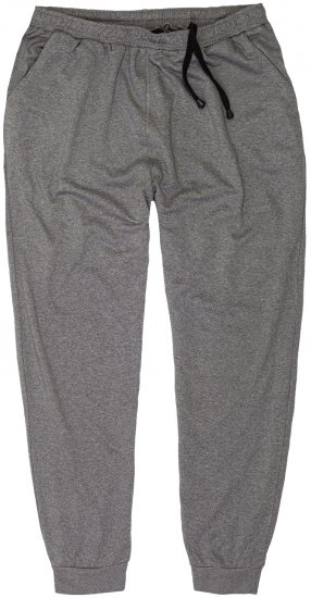 Adamo Athen Sweatpants with Cuffs Grey - Pantaloni & pantaloncini tuta - Pantaloni Tuta Uomo Taglie Forti
