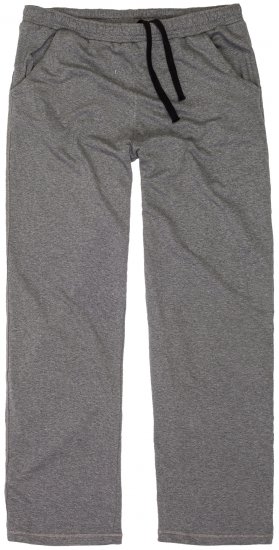 Adamo Athen Sweatpants with Open Hem Grey - Pantaloni & pantaloncini tuta - Pantaloni Tuta Uomo Taglie Forti