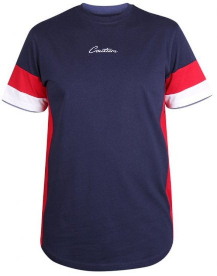 D555 Baker T-shirt Navy - Magliette - Magliette Uomo Taglie Forti