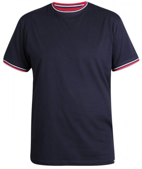 D555 Bates T-shirt Navy - Magliette - Magliette Uomo Taglie Forti