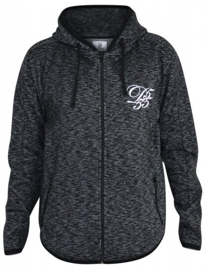 D555 Bennie Full zip Hoodie - Felpe & felpe con cappuccio - Felpe & Felpe con Cappuccio Uomo Taglie Forti