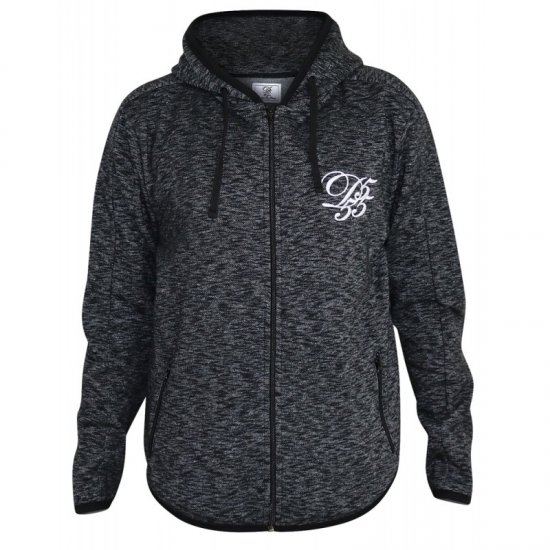 D555 Bennie Full zip Hoodie - Felpe & felpe con cappuccio - Felpe & Felpe con Cappuccio Uomo Taglie Forti