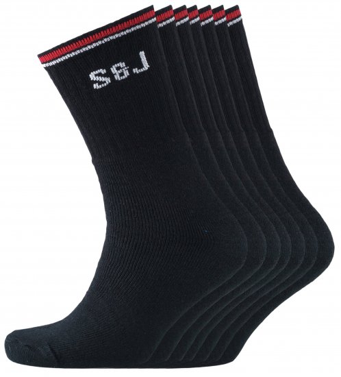 Smith & Jones Bexley 7-pack Socks Black (40-45) - Intimo & costumi da bagno - Intimo Taglie Forti Uomo