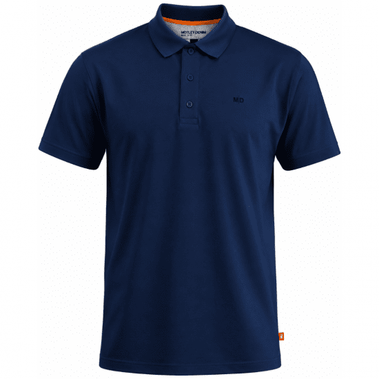 Motley Denim Bratislava Polo Navy - Polo - Polo Uomo Taglie Forti