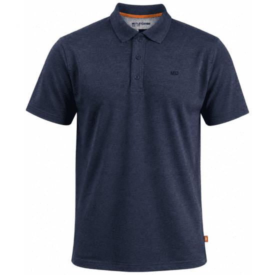 Motley Denim Bratislava Polo Dark Indigo - Polo - Polo Uomo Taglie Forti