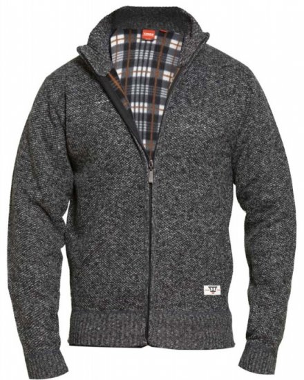 D555 Braxton Sweater Charcoal - Felpe & felpe con cappuccio - Felpe & Felpe con Cappuccio Uomo Taglie Forti