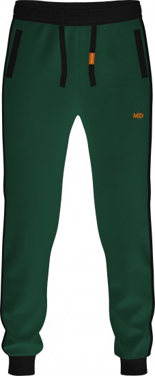 Motley Denim Bremen Sweatpants Racing Green/Black - Pantaloni & pantaloncini tuta - Pantaloni Tuta Uomo Taglie Forti