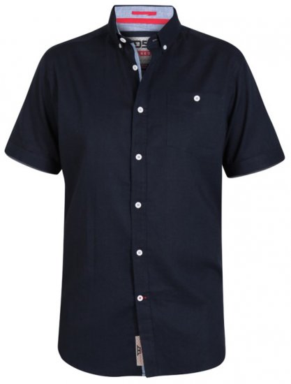 D555 Brixton Shirt Navy - Camicie - Camicie Taglie Forti Uomo