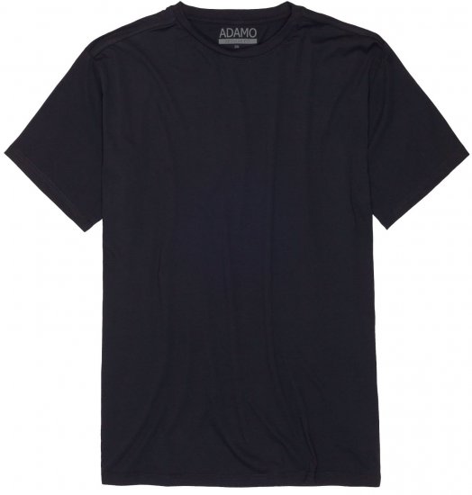 Adamo Bud Regular fit Heavy weight T-shirt Navy - Magliette - Magliette Uomo Taglie Forti