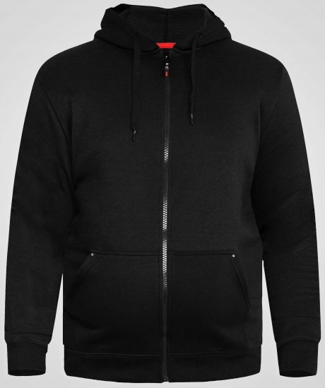D555 Cantor Hoodie Black - Felpe & felpe con cappuccio - Felpe & Felpe con Cappuccio Uomo Taglie Forti