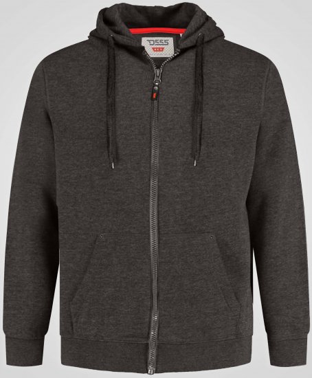 D555 Cantor Hoodie Grey - Felpe & felpe con cappuccio - Felpe & Felpe con Cappuccio Uomo Taglie Forti