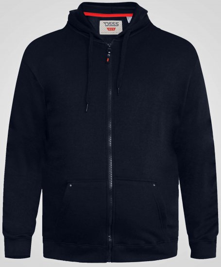 D555 Cantor Hoodie Navy - Felpe & felpe con cappuccio - Felpe & Felpe con Cappuccio Uomo Taglie Forti