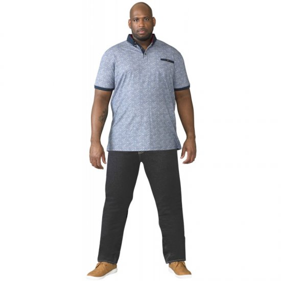 D555 Cedric Tapered Fit Stretch Jeans Indigo TALL SIZES - ABBIGLIAMENTO UOMO MT-6XLT - Taglie Tall Uomo