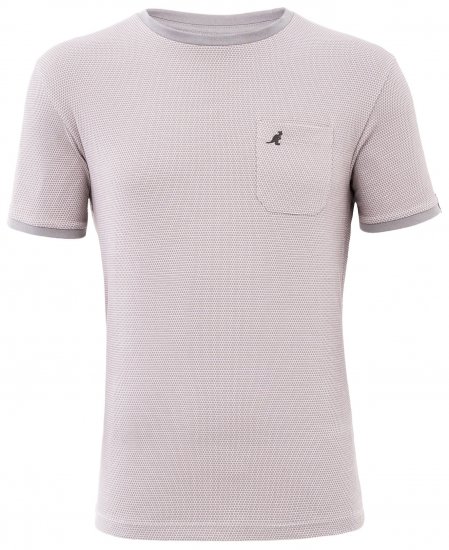 Kangol Cosmo T-shirt Grey - Magliette - Magliette Uomo Taglie Forti