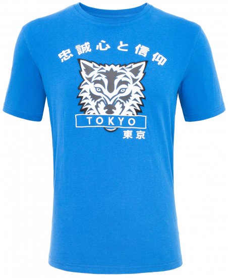 Loyalty & Faith Cracker T-shirt Blue - Magliette - Magliette Uomo Taglie Forti