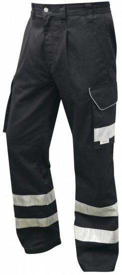 Leo Ilfracombe Cargo Pants Black - Abbigliamento da lavoro - Abbigliamento da Lavoro Taglie Forti Uomo