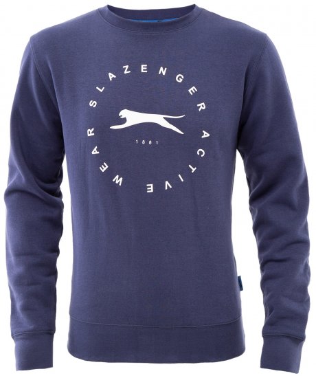 Slazenger Dean Sweatshirt Navy - Felpe & felpe con cappuccio - Felpe & Felpe con Cappuccio Uomo Taglie Forti