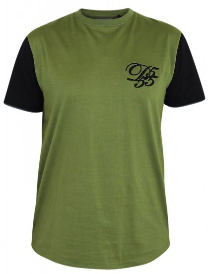 D555 Demarcus Couture T-shirt Khaki - Magliette - Magliette Uomo Taglie Forti