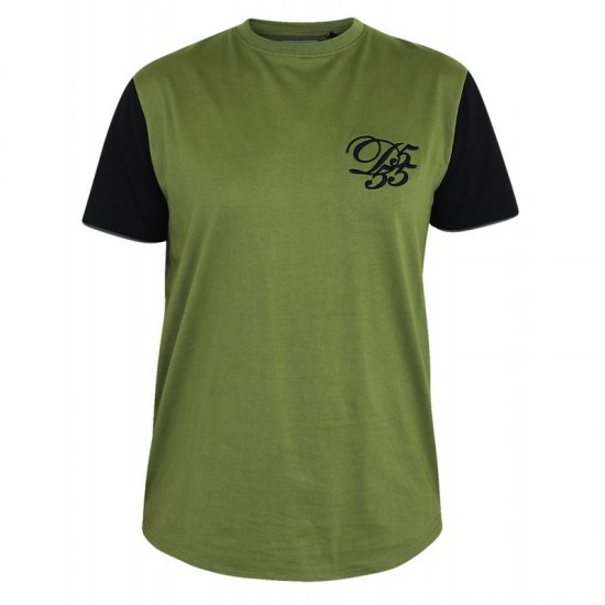 D555 Demarcus Couture T-shirt Khaki - Magliette - Magliette Uomo Taglie Forti