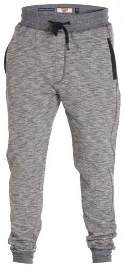 D555 Denzel Sweatpants Grey - Pantaloni & pantaloncini tuta - Pantaloni Tuta Uomo Taglie Forti