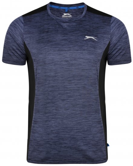 Slazenger Drew T-shirt Navy - Magliette - Magliette Uomo Taglie Forti