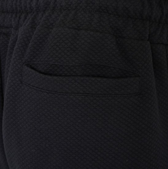 kam Jeans 3311 Raised Dobby Jersey Shorts - Navy - Pantaloni & pantaloncini tuta - Pantaloni Tuta Uomo Taglie Forti