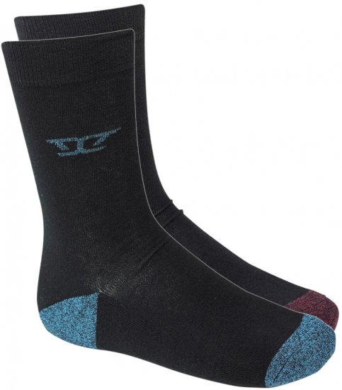 D555 Eden Cotton Rich Cushioned Sole Socks 2-Pack - Intimo & costumi da bagno - Intimo Taglie Forti Uomo