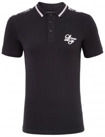 Loyalty & Faith Element Polo Black - Polo - Polo Uomo Taglie Forti