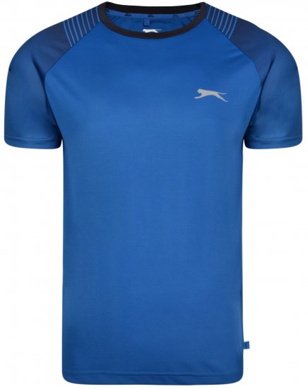 Slazenger Eli T-shirt Blue - Magliette - Magliette Uomo Taglie Forti