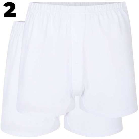 Espionage U001W boxer confezione da 2 bianco - Intimo & costumi da bagno - Intimo Taglie Forti Uomo