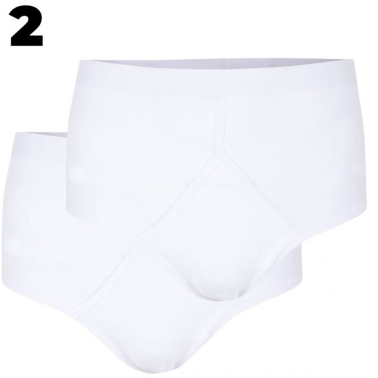 Espionage U003W slip confezione da 2 bianco - Intimo & costumi da bagno - Intimo Taglie Forti Uomo