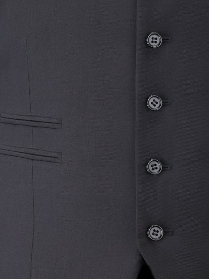 Skopes Madrid Waistcoat Black - Abiti - Abiti da Uomo Taglie Forti