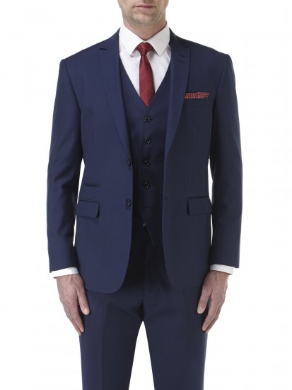 Skopes Kennedy Suit jacket Royal Blue - Abiti - Abiti da Uomo Taglie Forti